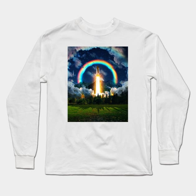 Launch Long Sleeve T-Shirt by LumiFantasy